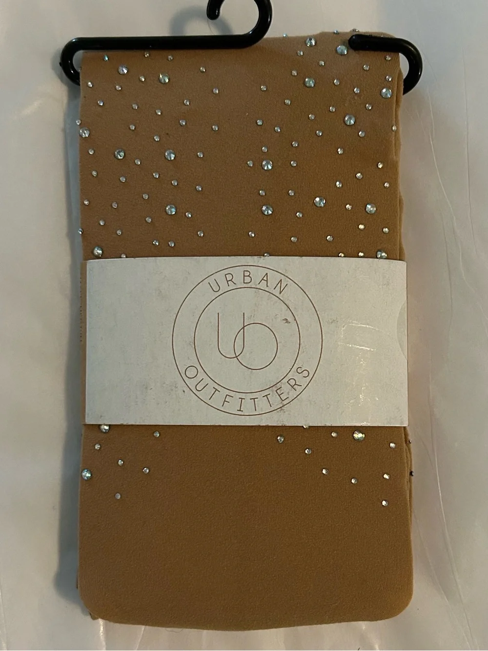 Urban Outfitters Tan Rhinestone Sheer Tights